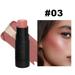 Weloille Makeup Blush Stick Cream Blush Stick Solid Moisturizer Stick Waterproof Natural Nude Makeup Tinted Solid Moisturizer Stick for Eyes Lips Cheek