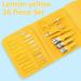 Daqian 16pcs/set Nail Cutter Set Makeup Beauty Tool Nail Clipper Set Folding Bag Stainless Steel Tool Finger Nail Clipper Kit Nail Cutters for Thick Nails Nail Clippers for Adults