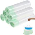 50 Pcs Disposable Travel Potty Liners Portable Potty Training Toilet Seat Bin Bags for Kids