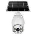 OWSOO Solar Camera Panel Camera Way Audio Remote Battery Camera 2MP Waterproof Color Vision Support Solar Panel PIR Human Two Solar Camera 1080P Camera Color