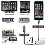 Apple Lightning to HDMI Adapter Cable 1080P Digital AV Adapter Compatible with for iPhone 11/x/xs/xr/8/7 to HDMI Adapter 2m HDMI Cable for