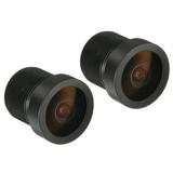 Uxcell 2.1mm CCTV Camera Lens 5MP F2.0 FPV Wide Angle Security Camera Lens M12 Threaded Dia for IP Camera Black 2Pcs