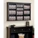 RUNFAYBIU Black Finish Wooden Media Cabinet CD DVD Organizer Wall Mount Laminated Composite Woods Capacity 523 CDs 213 DVDs 408 Blu-Ray Discs 124 VHS Cassettes Home