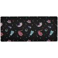 ALAZA Cute Cat Kitten Cartoon Space Galaxy Large Gaming Mouse Pad Big Mousepad Mice Keyboard Mat with Non-Slip Rubber Base for Computer Laptop Home & Office 35.4 X 15.7 inch