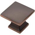 Studio Collection 1-1/4 Inch Square Oil-Rubbed Bronze Highlighted Finish (10 Pack)