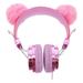 Headphones over Ear Wireless Headsets for Kids Wired Children Headwear Pink Girl