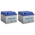 12V 26AH NB Replacement Battery Compatible with Deep Cycle Rechargeable Battery - 2 Pack