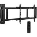 YZboomLife Steel Low Profile Electric TV Wall Mount for 32 to 75 inch LCD LED Plasma Screens Motorized Swing TV Bracket with 90 Degree Swivel MOUNT-E-WM075