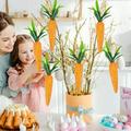 KIHOUT Clearance 3 Inch Easter Carrot Hanging Ornaments-20PCS Artificial Spring Fall Foam Glitter Powder Carrot Realistic Mini Carrots Hanging Pendant