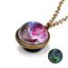 Quinlirra Easter Necklaces for Women Clearance Necklace Luminous Double-sided Dome Planetary Necklace Pendant Luminous Double-sided Ball Universe Couple Chain Luminous Souvenir Couple Necklace