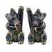 Waving Cats,'Lacquerware Wood Cat Figurines from Thailand (Pair)'