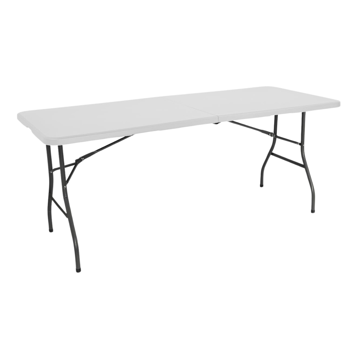 Rechteckiger Klapptisch für Catering Weiß 240x74cm Thinia Home Image
