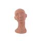 Present Time Ornament Face Art - Terrakotta Orange - 17,5x15,5x28,4cm