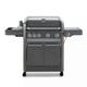 Tower Stealth Pro Six Burner BBQ w/ Burner Rotisserie And Cover - Black