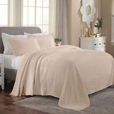 Florin Matelasse Bedspread Set, Full / Double, Desert Sand