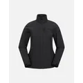 Women's Mountain Warehouse Womens/Ladies Grasmere Soft Shell Jacket - Black - Size: 16