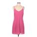 1.State Casual Dress - Mini: Pink Solid Dresses