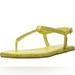 Jessica Simpson Shoes | Nib Women’s Jessica Simpson Oliara Buttercup Supreme Microsuede Crystal Sandals | Color: Green/Yellow | Size: 9
