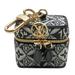 Louis Vuitton Bags | Louis Vuitton Vanity Bag Jacquard Charm Key Holder Key Ring Handbag | Color: Black/Brown | Size: Os