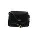 Etienne Aigner Leather Crossbody Bag: Black Solid Bags