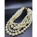 J. Crew Jewelry | J. Crew 5-Strand Faux Pearl Necklace | Color: Cream | Size: Os