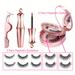 5 Pairs Magnetic Eyelashes And Eyeliner Kit Reusable 3d Magnetic False Lashes Extension No Glue Needed - Eyes Makeup Sets For Mother