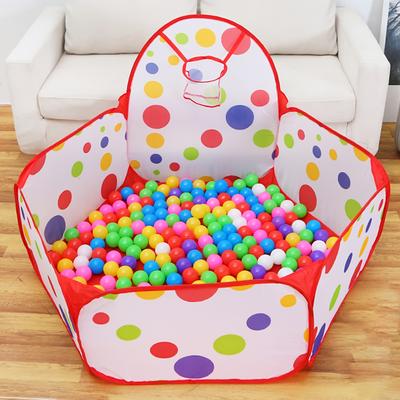 Kids Ball Pit Pop Up Play Tent Playhouse With Bask...