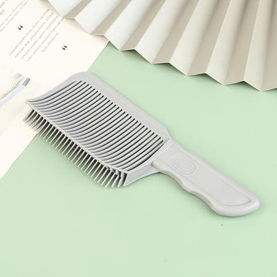 TEMU 1pcs Fading Comb Professional Barber Clipper Blending Flat Top Hair Cutting Comb Heat Resistant Gradient Comb Salon Styling Tools