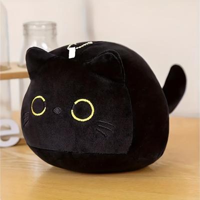2 Sizes Kawaii Black Cat Soft Plush Pillow Doll To...