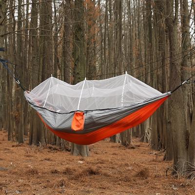 Anti-rollover Double Hammock With Mosquito Net For Outdoor Camping And Home Use
