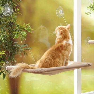 Comfy Cat Window Perch - Cozy Window Mounted Hammo...