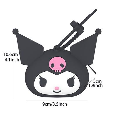 My Melody Coin Purse For Women With Zipper Silicone Kuromi Coin Pouch