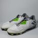 Adidas Shoes | Adidas Wheelhouse 4 Mid Low Womens 10 Softball Cleats White Bright Green Gray | Color: Green/White | Size: 10