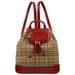 Burberry Bags | Burberry Red Beige House Check Backpack 113421 | Color: Red | Size: Os