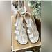 Michael Kors Shoes | Luxury! Michael Kors Lace-Up Ankle, White Sandals, Gorgeous Detail, Size 6.5 | Color: White | Size: 6.5