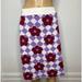 Anthropologie Skirts | Anthropologie Maeve Floral Midi Sweater Pencil Skirt Women’s Size L Viscose | Color: Purple/White | Size: L