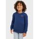 Sweatshirt LEVI'S KIDS "LOGO CREWNECK SWEATSHIRT" Gr. 16 (176), blau (estate blue) Jungen Sweatshirts