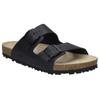 Pantolette JOSEF SEIBEL "Josef 01", Herren, Gr. 45, schwarz, Leder, klassisch, Schuhe, Sommerschuh, Schlappen, Sandale mit softem Fußbett