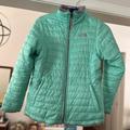 The North Face Jackets & Coats | Northface Girls Reversible Coat. Barely Used. | Color: Gray/Green | Size: Xxlg