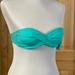 Victoria's Secret Swim | *Nwt* Victoria's Secret Swim - Bandeau Bikini Top - 34a | Color: Blue/Green | Size: S