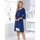 Jerseykleid CLASSIC BASICS "Jersey-Kleid" Gr. 54, Normalgrößen, blau (royalblau) Damen Kleider Freizeitkleider