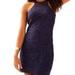 Lilly Pulitzer Dresses | Lilly Pulitzer Crochet Halter Dress | Color: Blue | Size: M