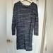 Athleta Dresses | Athleta Avenues Dress- Black/Charcoal Heather | Color: Gray | Size: M