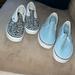 Vans Shoes | Light Blue Vans | Color: Blue/Red | Size: 9