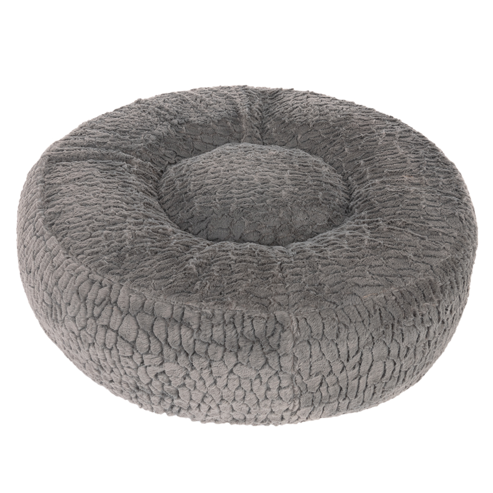 90cm Grey Replacement Cover Fluffy Dog Bed Dog Beds & Baskets