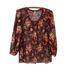 Anthropologie Tops | Anthropologie Feather And Bone Burgundy Embroidered Floral Mesh Top Size Small | Color: Red | Size: S