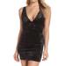 Free People Dresses | Free People Intimately Velvet Black Lace Dress | Color: Black | Size: S