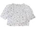 Levi's Tops | Levi's Women's Xl X-Large Joella Short Puff Sleeve Button Down Crop Blouse Shirt | Color: Blue/White | Size: Xl