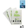 Qcharx International - qcharx hydrogel antibactérien feuilles de protection frontale qx1 1 unité