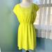 Madewell Dresses | Madewell Broadway & Broome Yellow Eyelet Dress | Color: Yellow | Size: 8